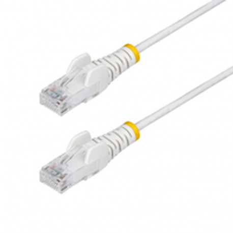 Kategooria 6 FTP RJ45 Konnektor Startech N6PAT5MWHS Valge 5 m