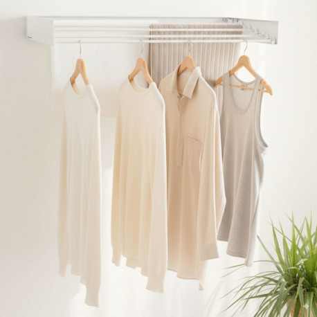 Kokkupandav, laiendatav, kokkutõmmatav seinakuivatusrest Dryva 80 InnovaGoods