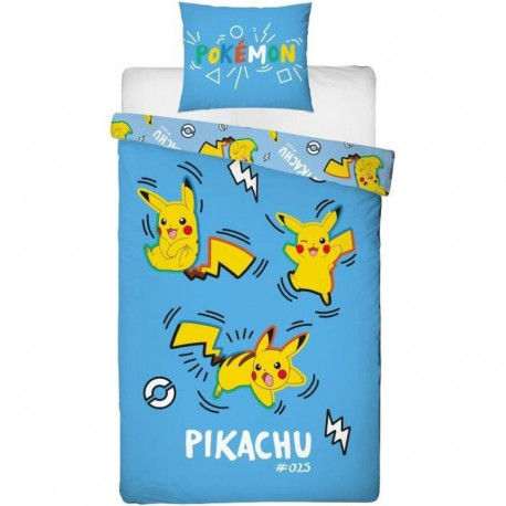 Duvet cover set Pokémon Blue 2 Pieces