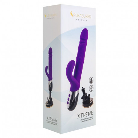Dual Stimulation Vibe S Pleasures Black Lilac