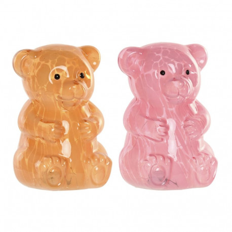 Lighting decoration Home ESPRIT Crystal Urban 13 x 14 x 20 cm (2 Units)