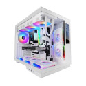 ATX Semi-tower Box Mars Gaming MCMIRAGEW White