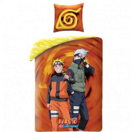 Duvet cover set Naruto Multicolour Double 2 Pieces