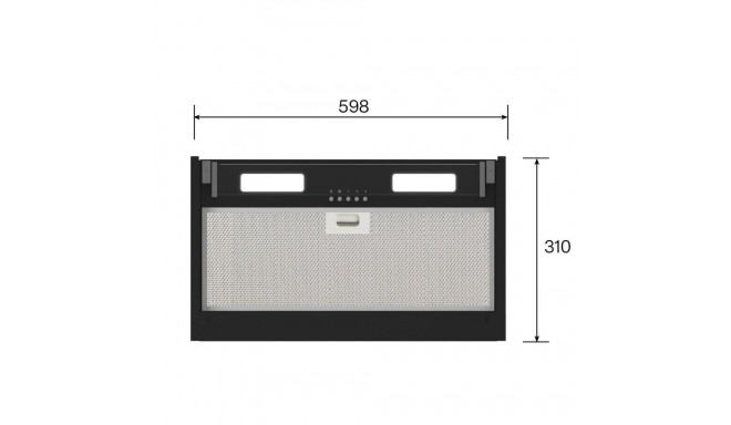 Kitchen extractor Teka ARMONIA60BK