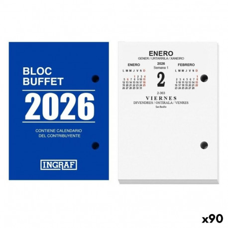 Desktop Calendar Ingraf Buffet 2026 (90Units)