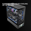 ATX Semi-tower Box Mars Gaming MCLCDPRO Black