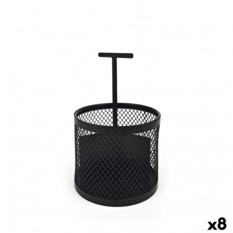 Mitmeotstarbeline Organiseerija My Bar Must Metall 14 x 22,5 cm (8 Ühikut)