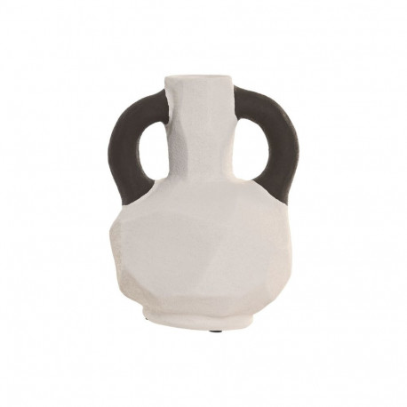 Vase Home ESPRIT White Grey Stoneware 14 x 14 x 19 cm