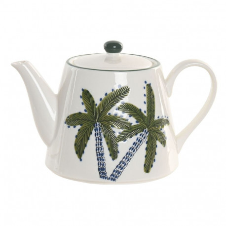 Teapot Home ESPRIT Blue Green Porcelain 850 ml