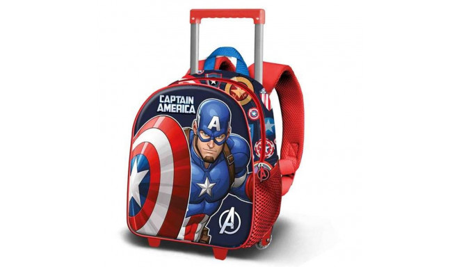 Ratastega 3D-kooliseljakott Capitán América