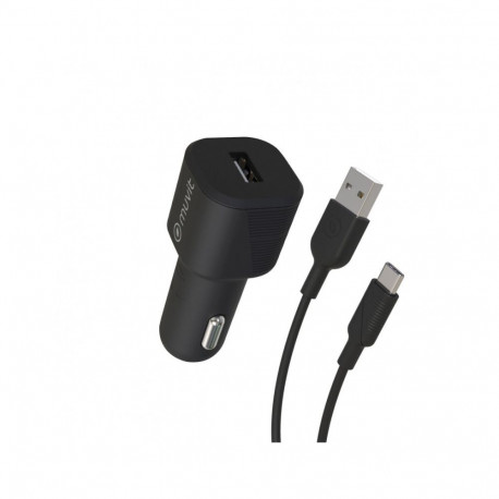 Electric car charger Muvit 1,2 m Black
