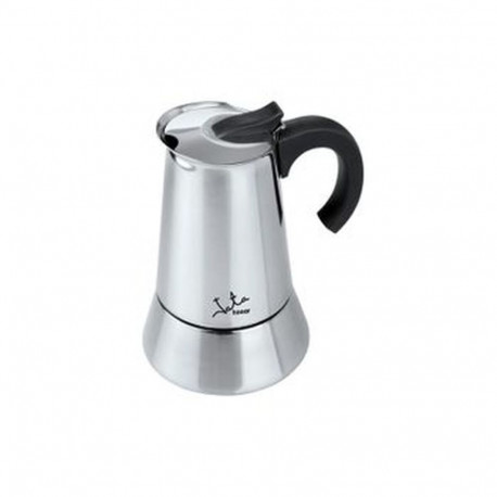 Italian Coffee Pot JATA CAX106 ODIN   * Silver 6 Cups