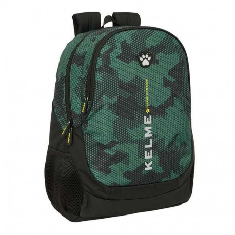 Kooliseljakott Kelme Camo Must Roheline 32 x 44 x 16 cm