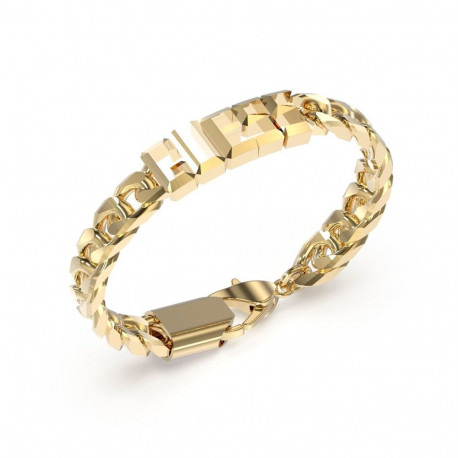 Men's Bracelet Guess JUXB03205JWYGBKS Metal Golden