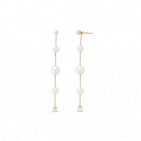 Ladies' Earrings Majorica 17292.01.1.E00.906.1 White Golden