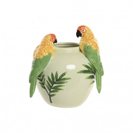 Vase Home ESPRIT Green Ceramic Tropical 21 X 16 X 37 CM