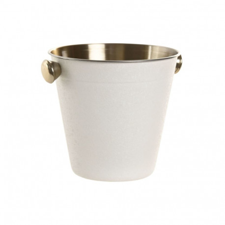 Ice Bucket Home ESPRIT White Golden Stainless steel Aluminium 17 x 14 x 13 cm