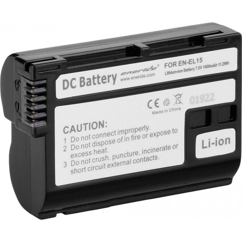 Eneride battery E (Nikon ENEL15, 1600mAh) Rechargeable batteries