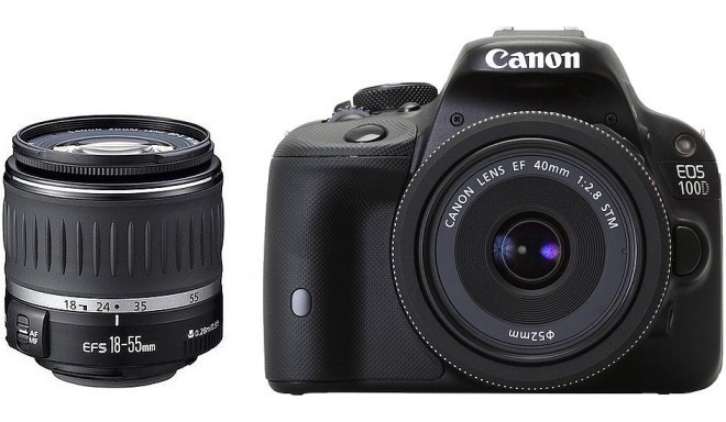 Canon EOS 100D + 18-55mm DC + 40mm STM komplekts