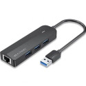 USB-jaotur Vention CHNBB Must
