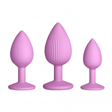 Anal plug NS Novelties Inya Pink 3 Pieces (7,6 cm) (8,5 cm) (6,3 cm)