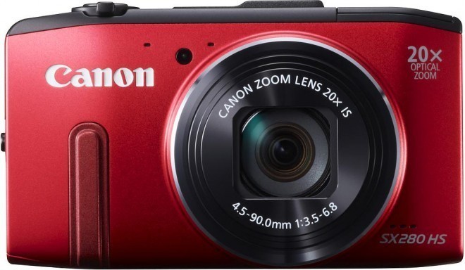 Canon PowerShot SX280 HS, punane