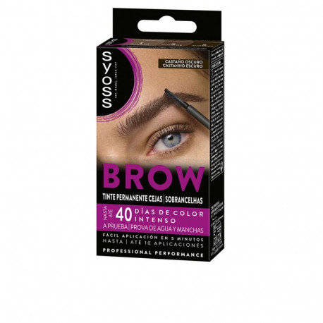Kulmuvärv Syoss BROW TINT Tume kastan