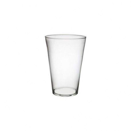 Vase La Mediterránea CONIC RAUL Transparent Glass 20 x 28 cm