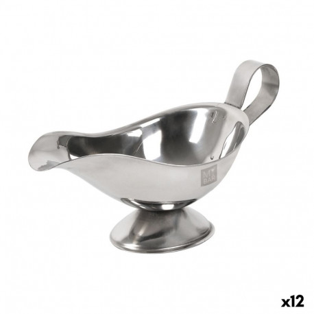 Sauce Boat My Bar Steel 240 ml Silver (12 Units)