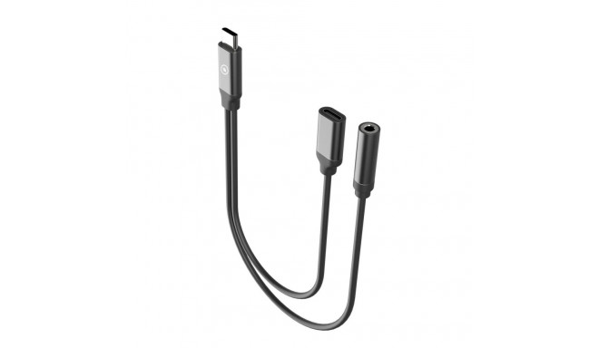 Audio Jack Adapter Muvit for Change Black