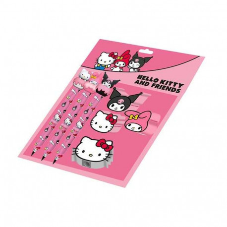 Kontoritarvete Komplekt Hello Kitty Roosa