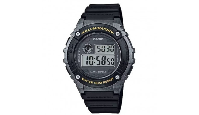Meeste Kell Casio ILLUMINATOR BLACK (Ø 43,5 mm)