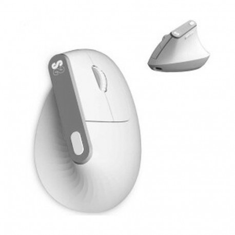 Ergonomic Optical Mouse Subblim SUBMO-EDNVW02 White 4000 dpi