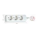 Lülituspaneel Silver Electronics 9623 Valge