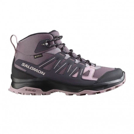 Walking Shoes for Women Salomon Storen Mid GTX Purple - 41 1/3