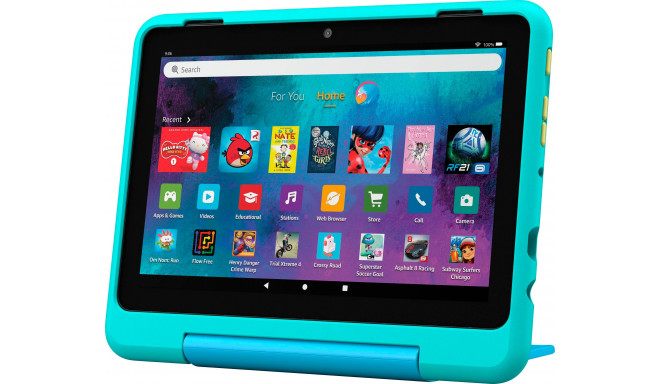 Amazon Fire HD 8 32GB Kids Pro (2024), hello teal (opened package)