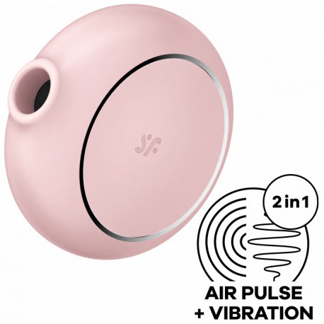 Satisfyer air pulse + vibrator Pro To Go 3, rose