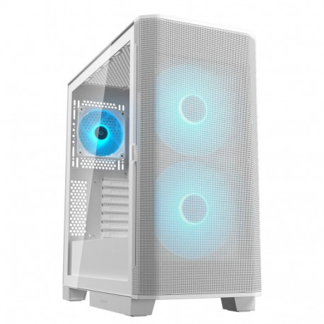 ATX Semi-tower Box Cougar Airface Flo RGB White White