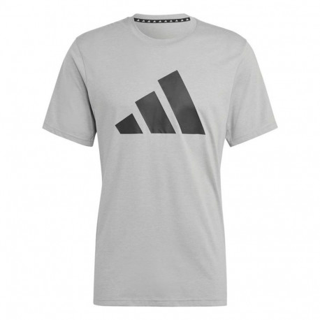 Lühikeste Varukatega Spordisärk Adidas Essentials Tr-Es Fr Logo Helehall - M