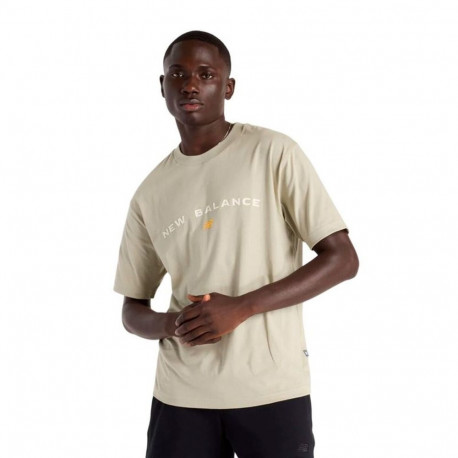 Lühikeste varrukatega T-särk, meeste New Balance Reimagined Graphic 1 Helehall