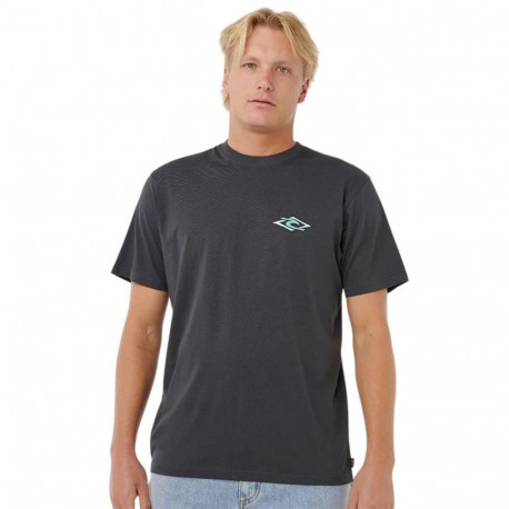 Lühikeste varrukatega T-särk, meeste Rip Curl Legacy Tee Must