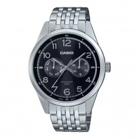 Men's Watch Casio MTP-E340D-1AVDF Silver (Ø 42 mm)