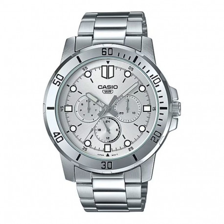 Men's Watch Casio MTP-VD300D-7EUDF Silver (Ø 45 mm)