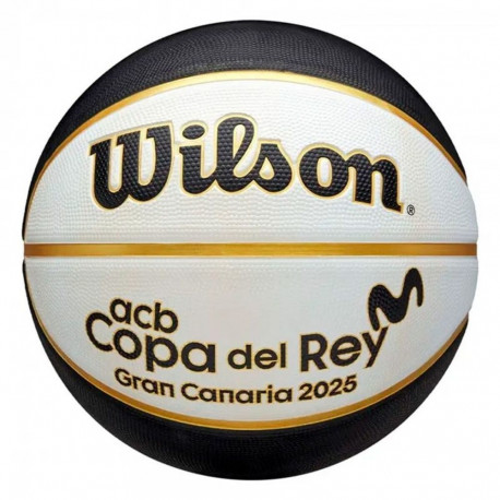Basketball Ball Wilson Copa del Rey White 7 (Size 7)