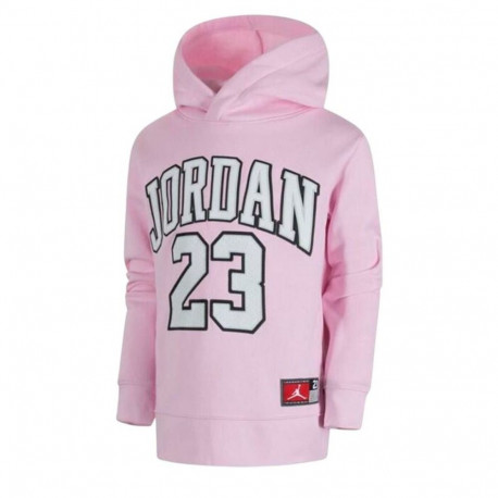 Hooded Sweatshirt for Girls Jordan Jordan Hbr Flc Po Hoodie Pink - 13-15 Years