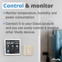 Control panel Shelly WALL DISPLAY(WH)+BLUE HT(IVO)