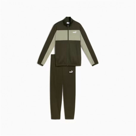 Children’s Tracksuit Puma Poly Colorblock Olive - 15-16 Years
