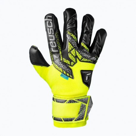 Goalkeeper Gloves Reusch Attrakt Duo safe Yellow Adults - 8