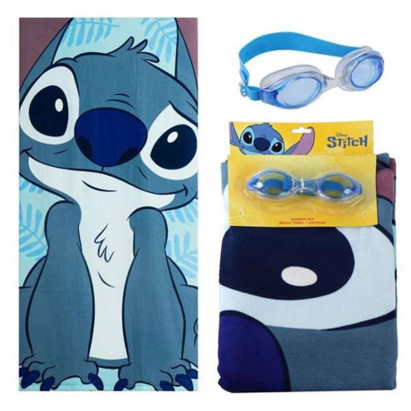 Beach Towel Stitch Blue