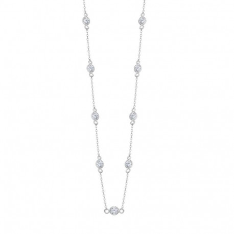 Naiste Kaelakee Lotus LP3451-1/1 Hõbedane